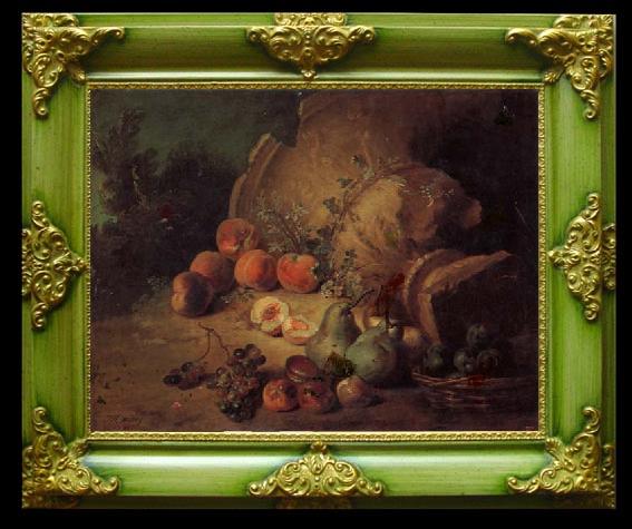 framed  Jean Baptiste Oudry Still Life with Fruit, Ta119-2